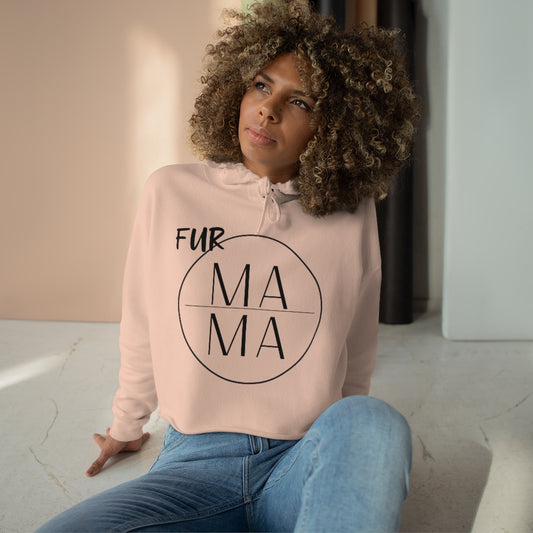 Fur MA|MA Cropped Hoodie